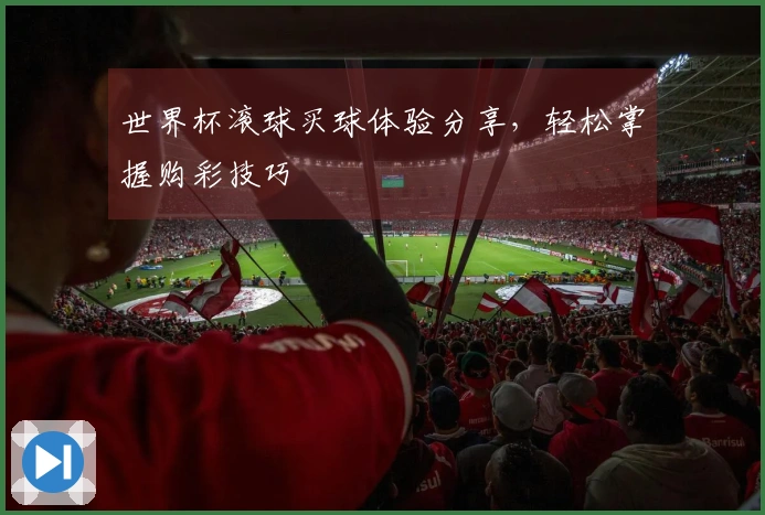 世界杯滚球买球体验分享，轻松掌握购彩技巧