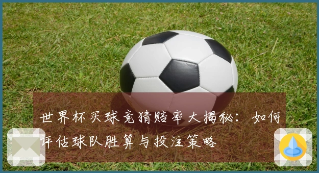 世界杯买球竞猜赔率大揭秘：如何评估球队胜算与投注策略
